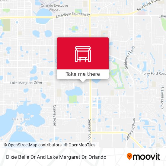 Dixie Belle Dr And Lake Margaret Dr map