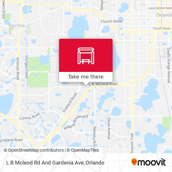 L B Mcleod Rd And Gardenia Ave map