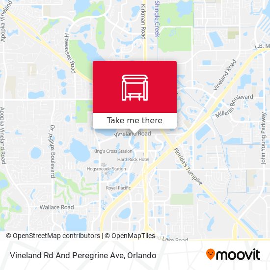 Mapa de Vineland Rd And Peregrine Ave
