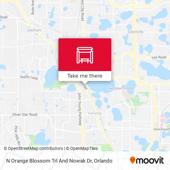 N Orange Blossom Trl And Nowak Dr map