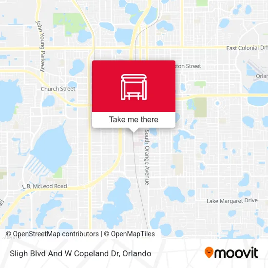 Mapa de Sligh Blvd And W Copeland Dr
