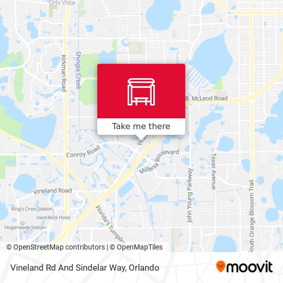 Vineland Rd And Sindelar Way map