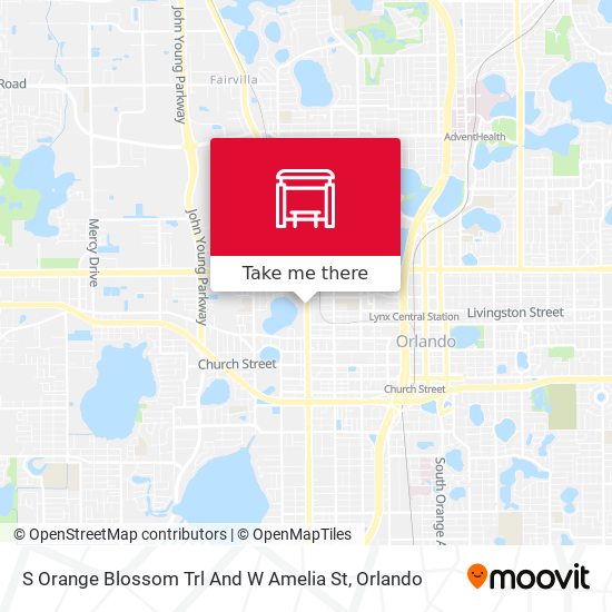 S Orange Blossom Trl And W Amelia St map