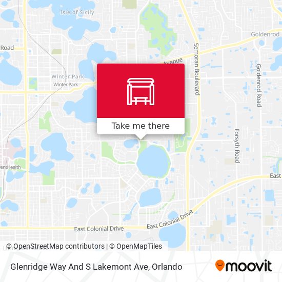 Mapa de Glenridge Way And S Lakemont Ave