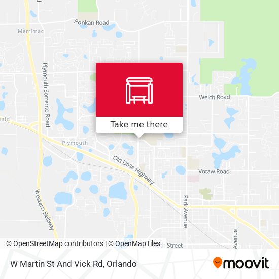 Mapa de W Martin St And Vick Rd