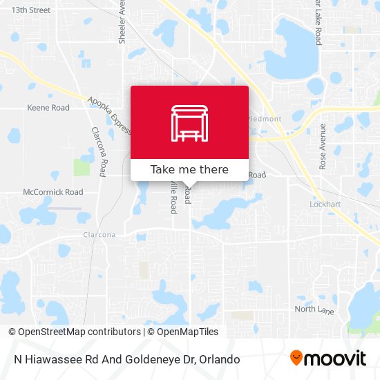 Mapa de N Hiawassee Rd And Goldeneye Dr