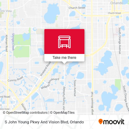 Mapa de S John Young Pkwy And Vision Blvd