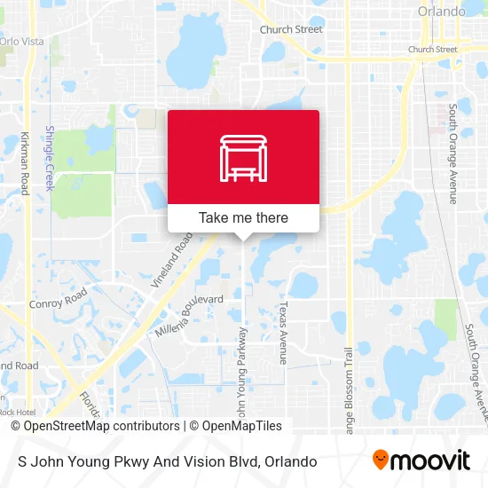 Mapa de S John Young Pkwy And Vision Blvd