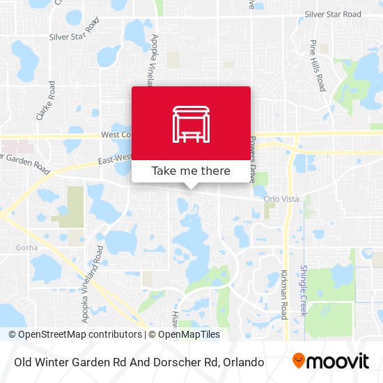 Old Winter Garden Rd And Dorscher Rd map