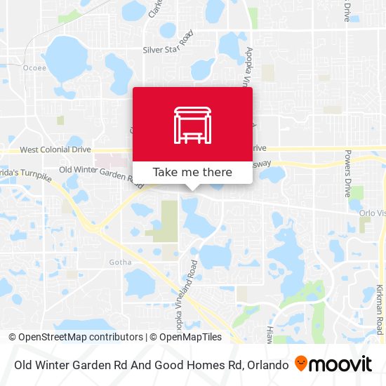 Old Winter Garden Rd And Good Homes Rd map