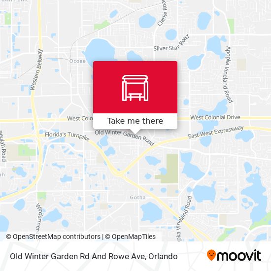 Mapa de Old Winter Garden Rd And Rowe Ave