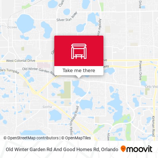 Old Winter Garden Rd And Good Homes Rd map