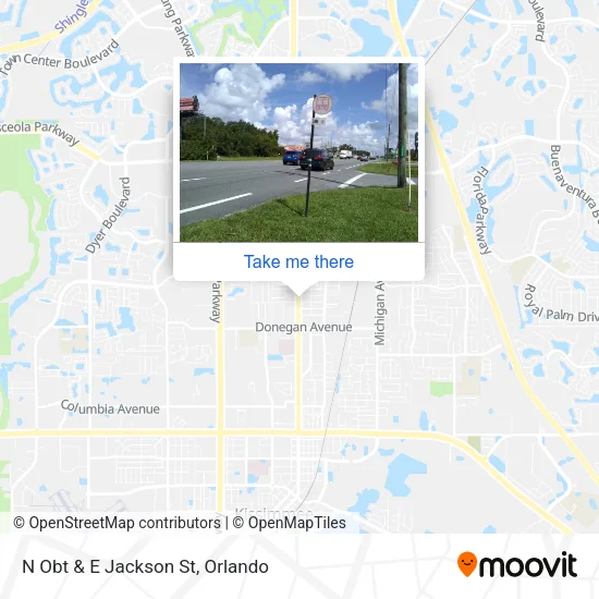 N Obt & E Jackson St map
