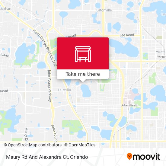 Maury Rd And Alexandra Ct map