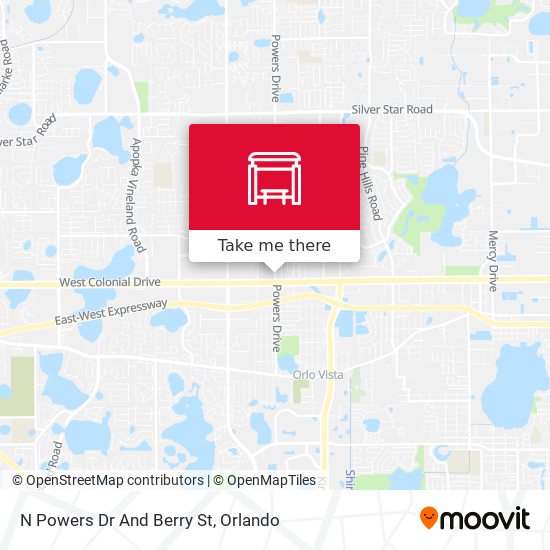 Mapa de N Powers Dr And Berry St