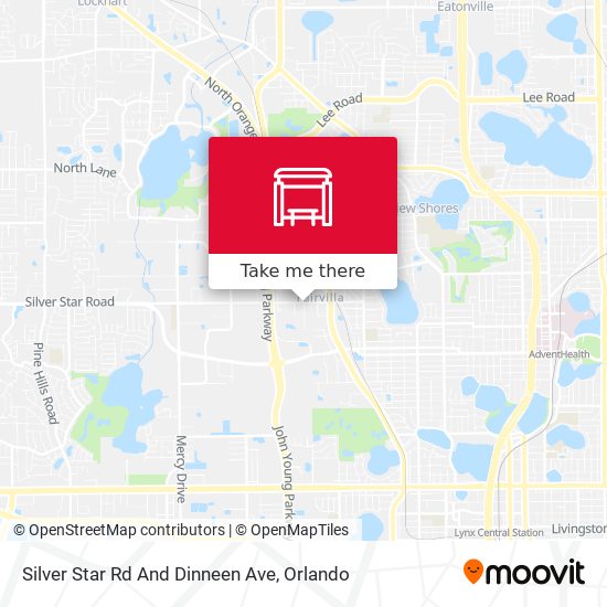 Silver Star Rd And Dinneen Ave map