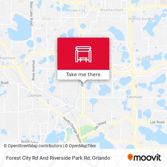 Forest City Rd And Riverside Park Rd map