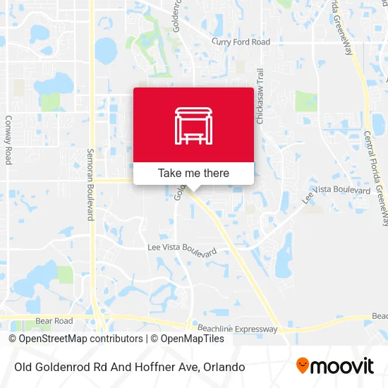 Mapa de Old Goldenrod Rd And Hoffner Ave