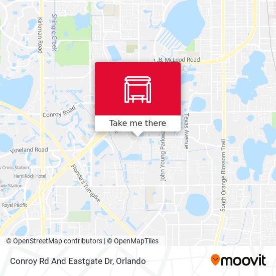 Conroy Rd And Eastgate Dr map