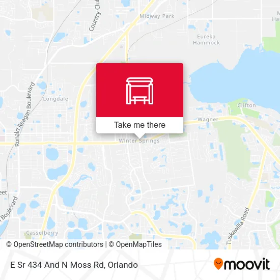 Mapa de E Sr 434 And N Moss Rd