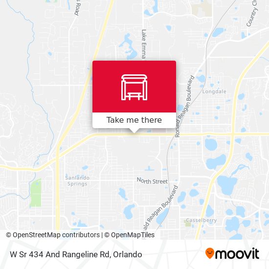 W Sr 434 And Rangeline Rd map