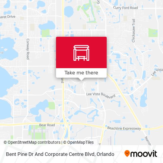 Bent Pine Dr And Corporate Centre Blvd map