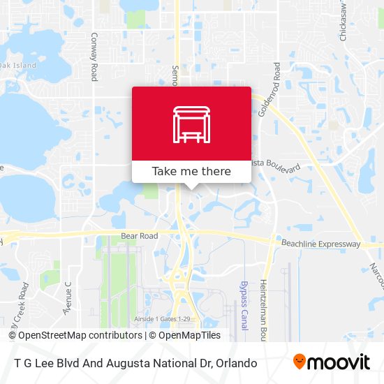 T G Lee Blvd And Augusta National Dr map