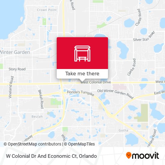 W Colonial Dr And Economic Ct map