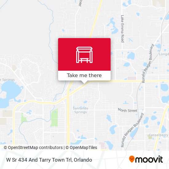 W Sr 434 And Tarry Town Trl map