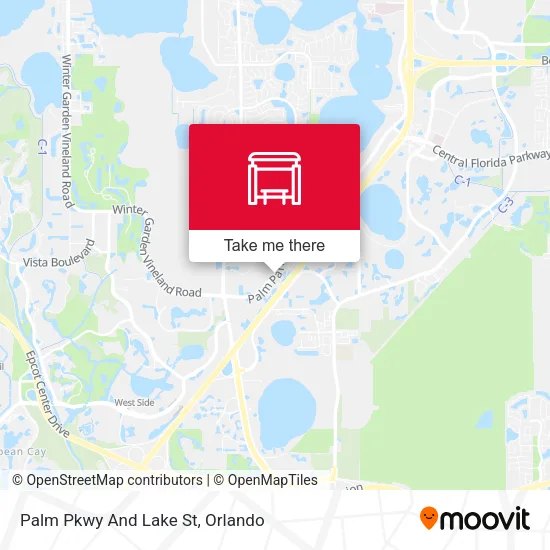Mapa de Palm Pkwy And Lake St