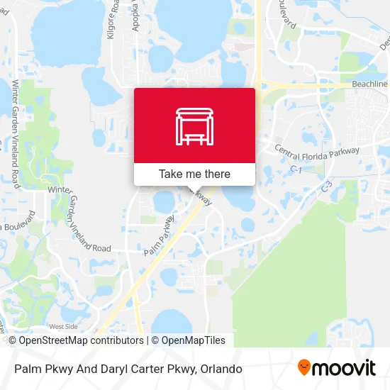 Mapa de Palm Pkwy And Daryl Carter Pkwy
