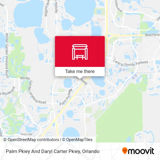 Mapa de Palm Pkwy And Daryl Carter Pkwy