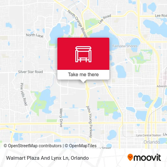 Mapa de Walmart Plaza And Lynx Ln