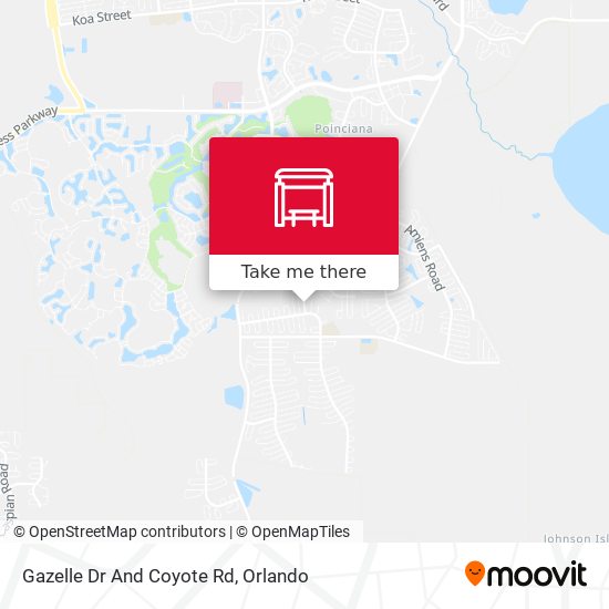 Gazelle Dr And Coyote Rd map