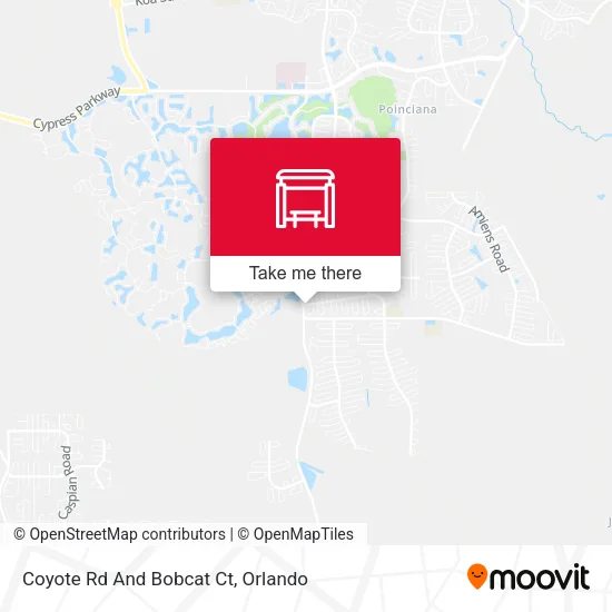 Mapa de Coyote Rd And Bobcat Ct