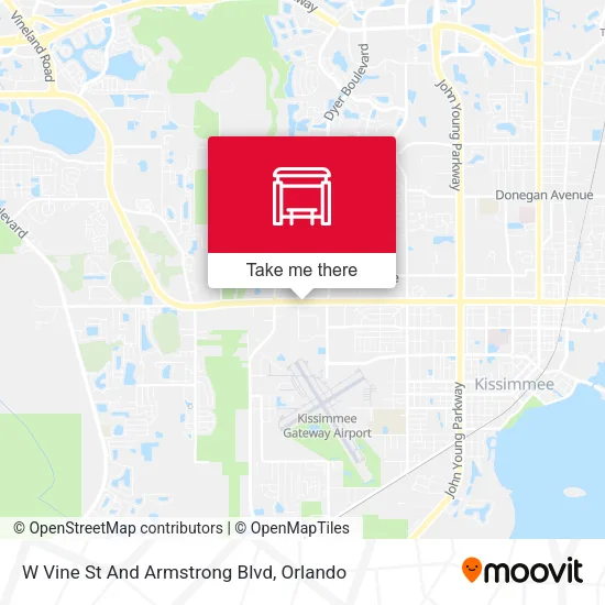 Mapa de W Vine St And Armstrong Blvd