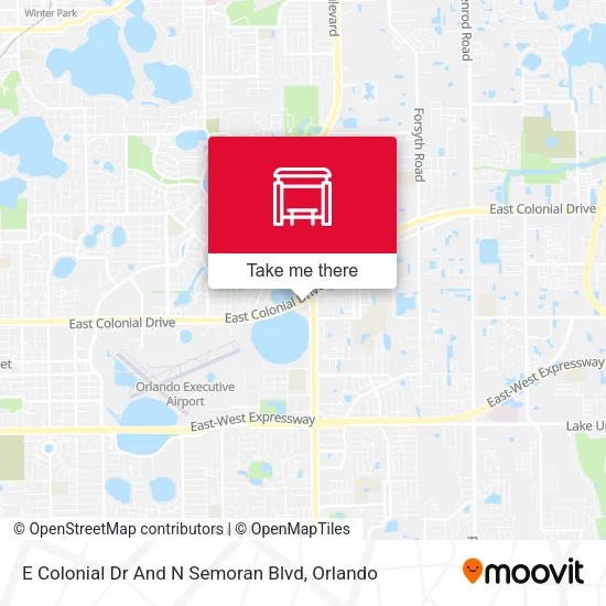 Mapa de E Colonial Dr And N Semoran Blvd
