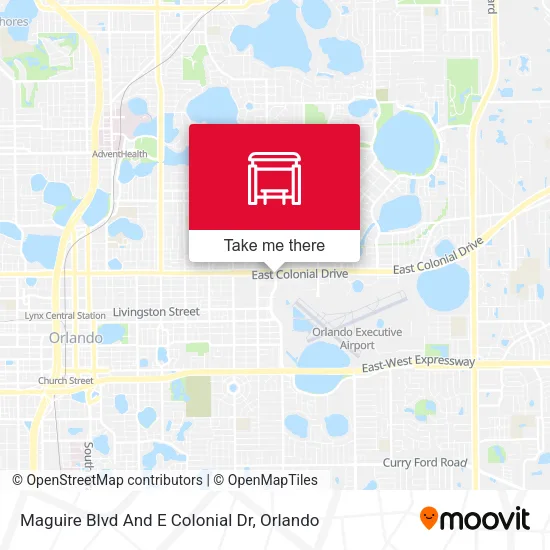 Mapa de Maguire Blvd And E Colonial Dr