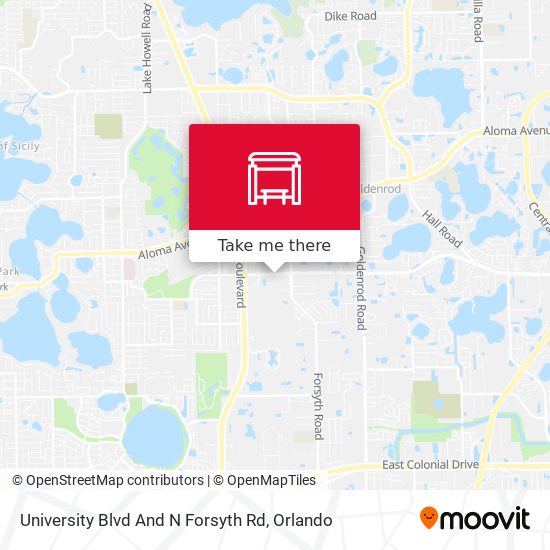 University Blvd And N Forsyth Rd map