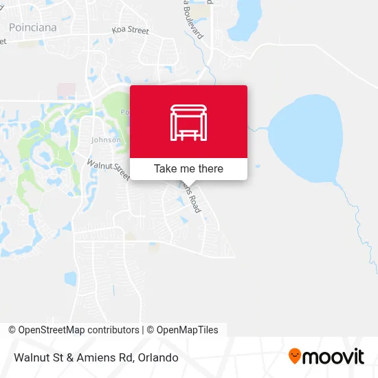 Walnut St & Amiens Rd map