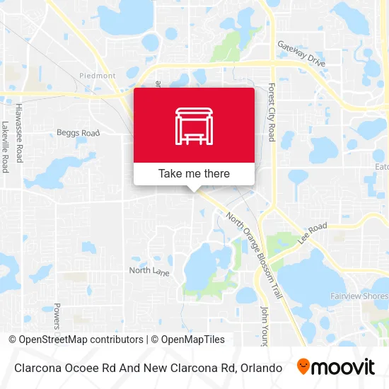Mapa de Clarcona Ocoee Rd And New Clarcona Rd