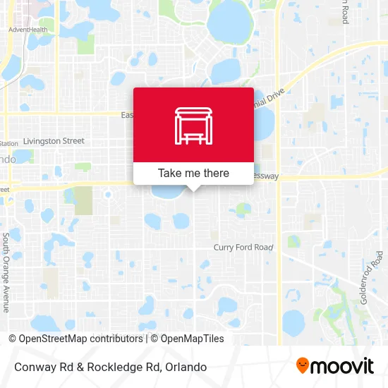 Conway Rd & Rockledge Rd map
