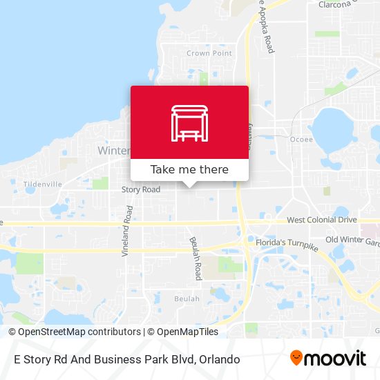 Mapa de E Story Rd And Business Park Blvd