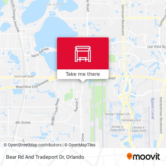 Bear Rd And Tradeport Dr map