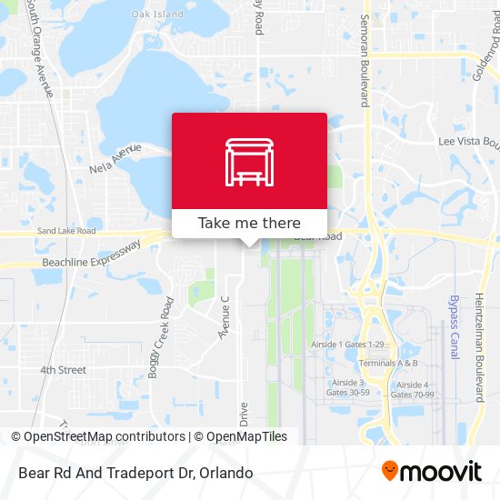 Bear Rd And Tradeport Dr map