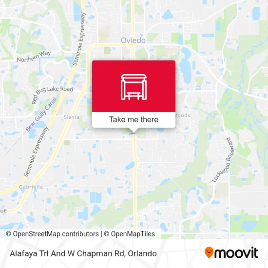 Mapa de Alafaya Trl And W Chapman Rd