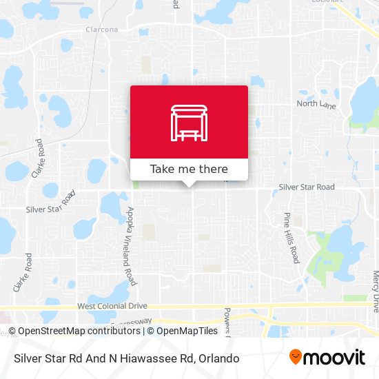 Silver Star Rd And N Hiawassee Rd map