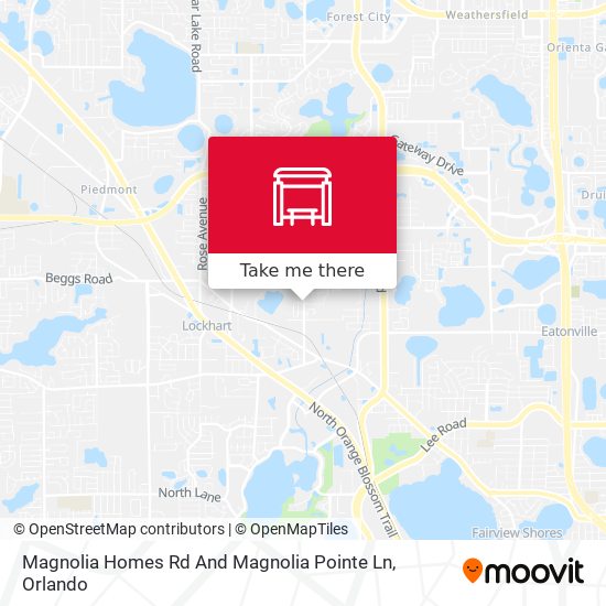 Magnolia Homes Rd And Magnolia Pointe Ln map