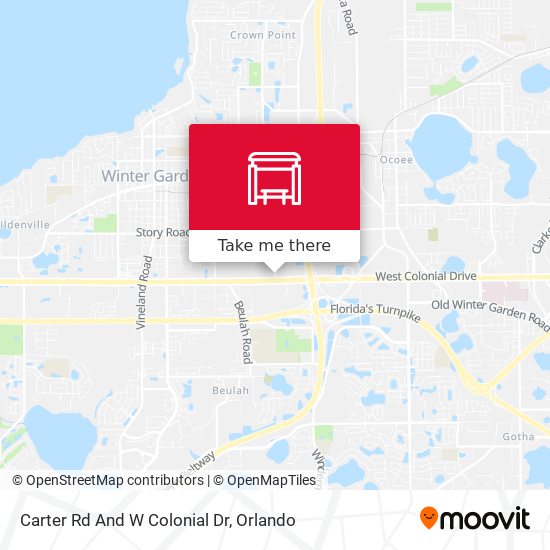 Carter  Rd And W Colonial  Dr map