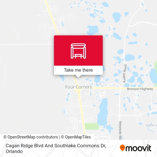 Mapa de Cagan Ridge Blvd And Southlake Commons Dr